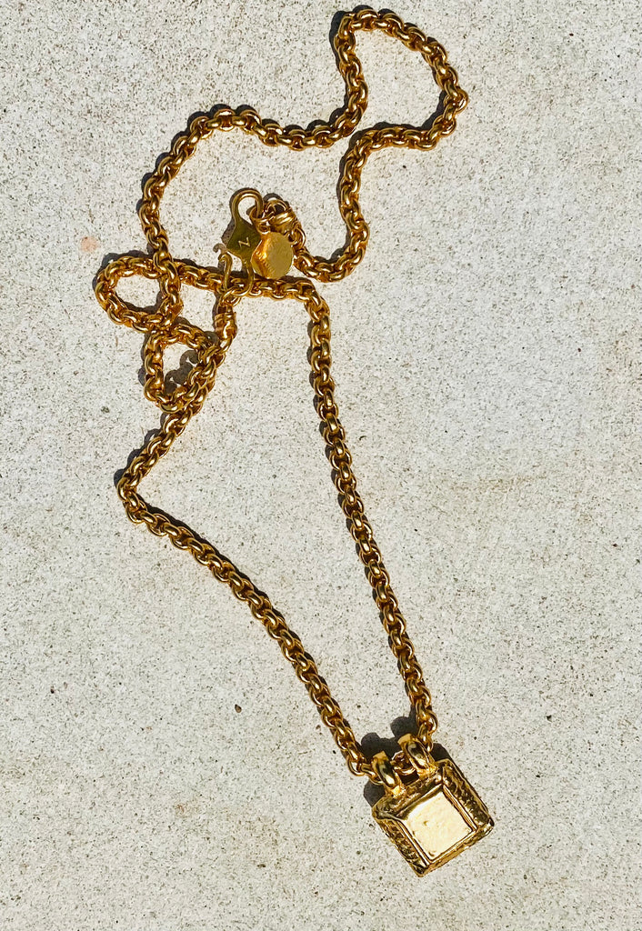 Belcher Necklace Double Clasp Pendant Large