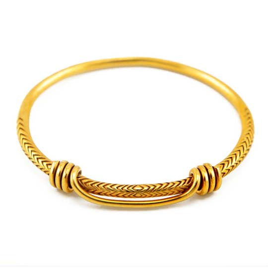 Ancient Snake Bracelet Gold