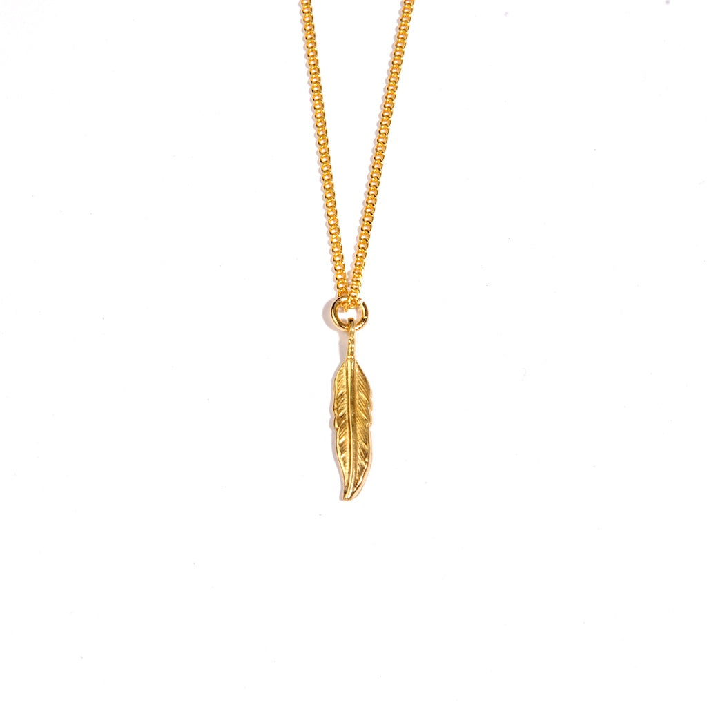 Feather Small Gold