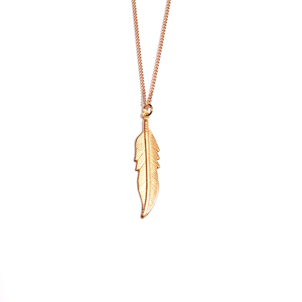 Feather Large Rose Gold