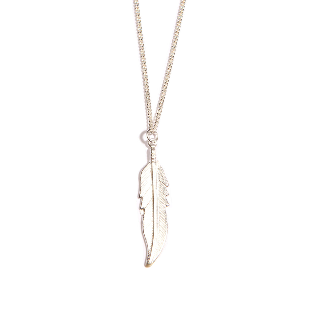 Feather Large Sterling Silver