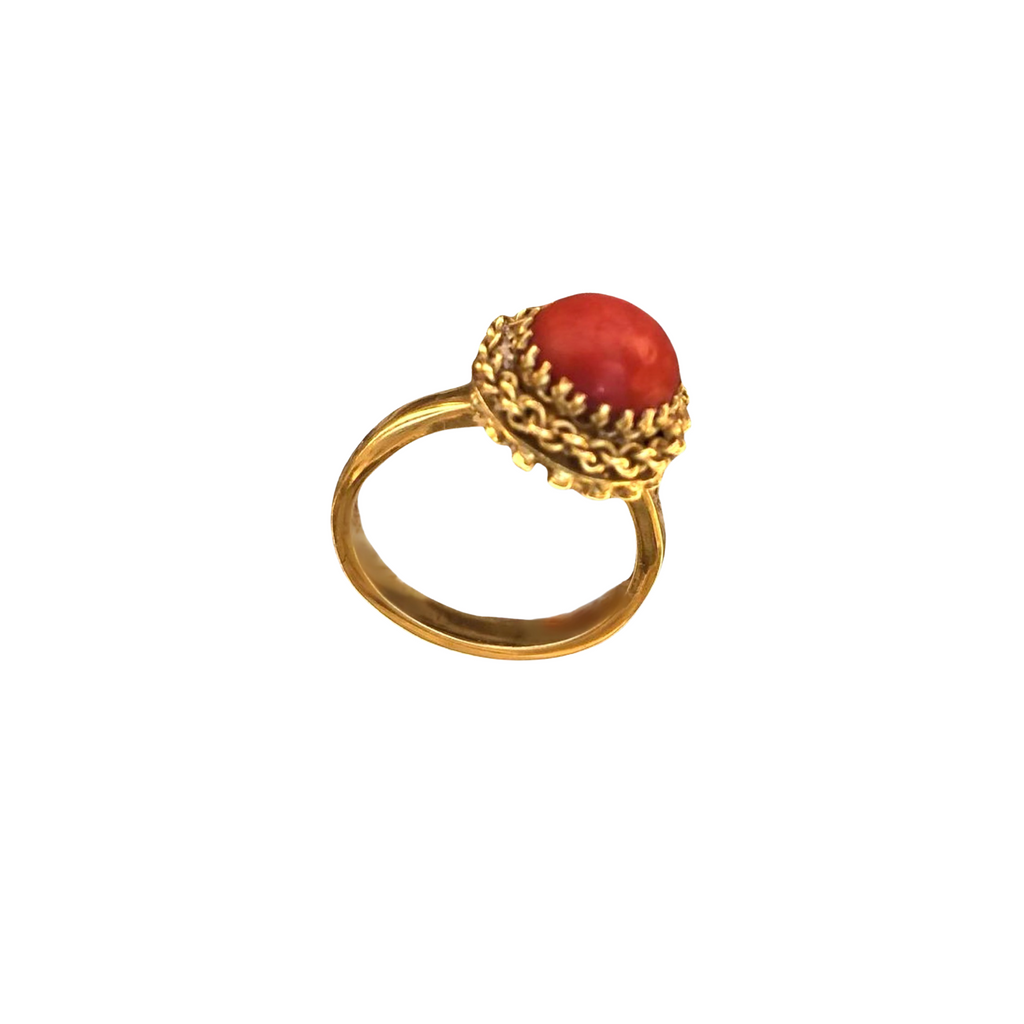 Coral Pinky Ring