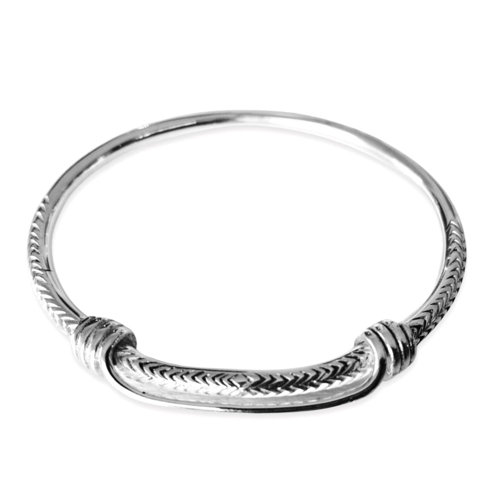 Ancient Snake Bracelet Sterling Silver