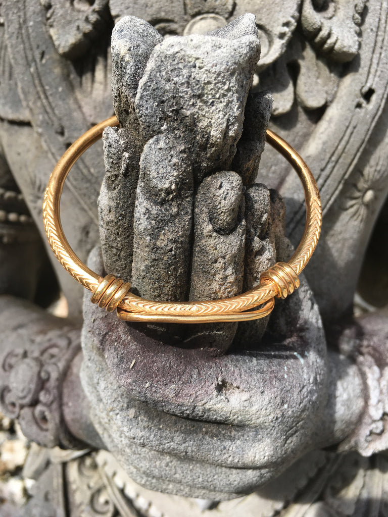 Ancient Snake Bracelet Gold