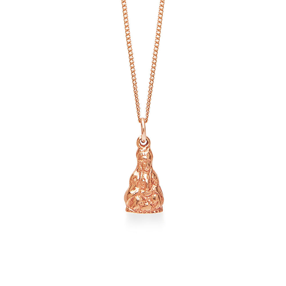 Quan Yin Goddess of Compassion Small Rose Gold