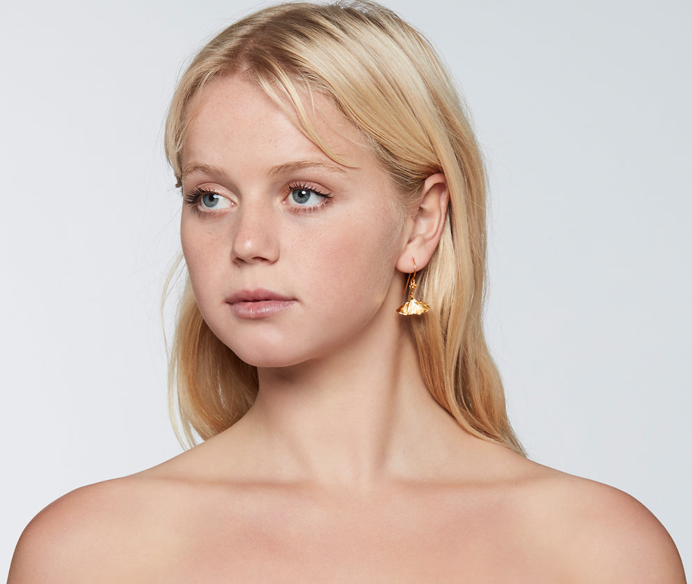 Amulet Inka Hook Earrings Rose Gold