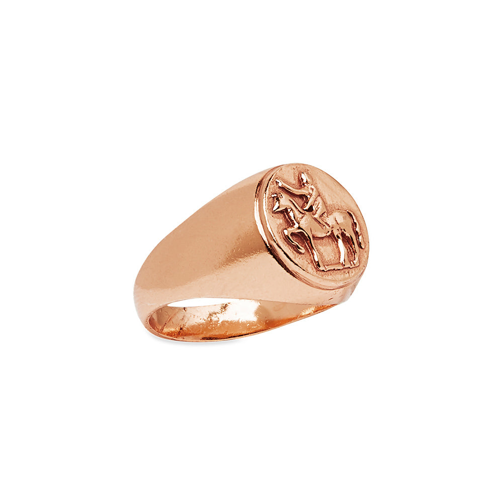 Dolphin Ring Rose Gold