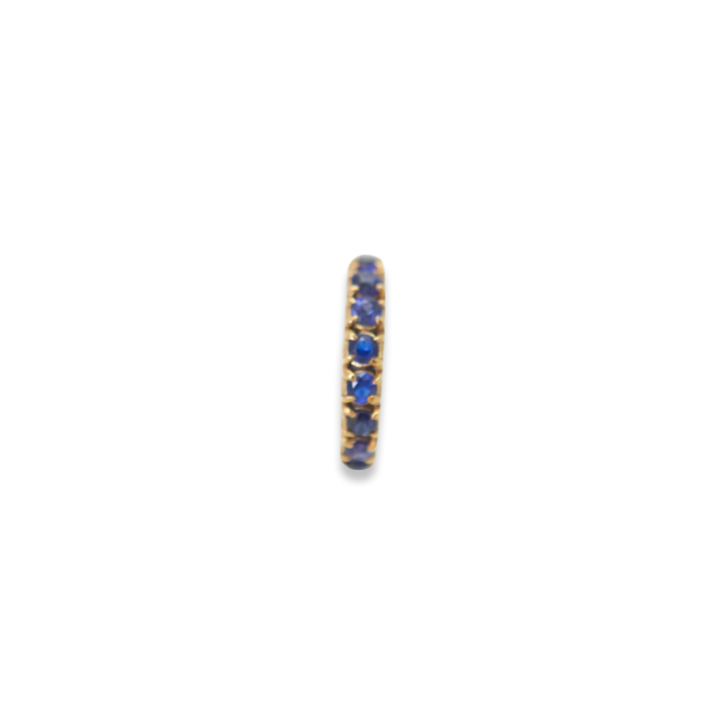 Zirconia Blue Princess Ring