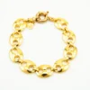 Coffee Bean Bracelet Large Gold - Image 5