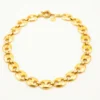 A Coffee Bean Tennis Necklace Gold - Image 5