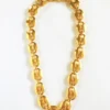 A Coffee Bean Tennis Necklace Gold - Image 4