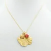 Gingko Leaf With A Journey Gold Necklace - Image 2