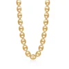 A Coffee Bean Tennis Necklace Gold