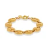Coffee Bean Bracelet Large Gold