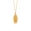 Ancient Guadalupe Maria Necklace Gold