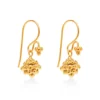 Ancient Jawan Bead Hook Earring Gold