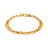 Coffee Bean Bracelet Large Gold - Image 4