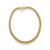 A Horse Tennis Necklace Gold