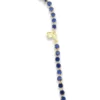 A Blue Zirconia Tennis Necklace - Image 3