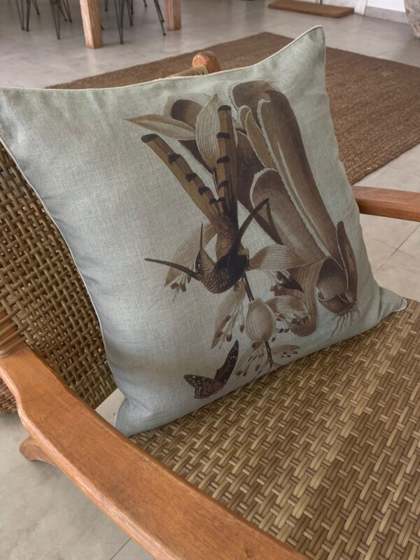 Italian Linen Pillow Agave Print Large - Image 4